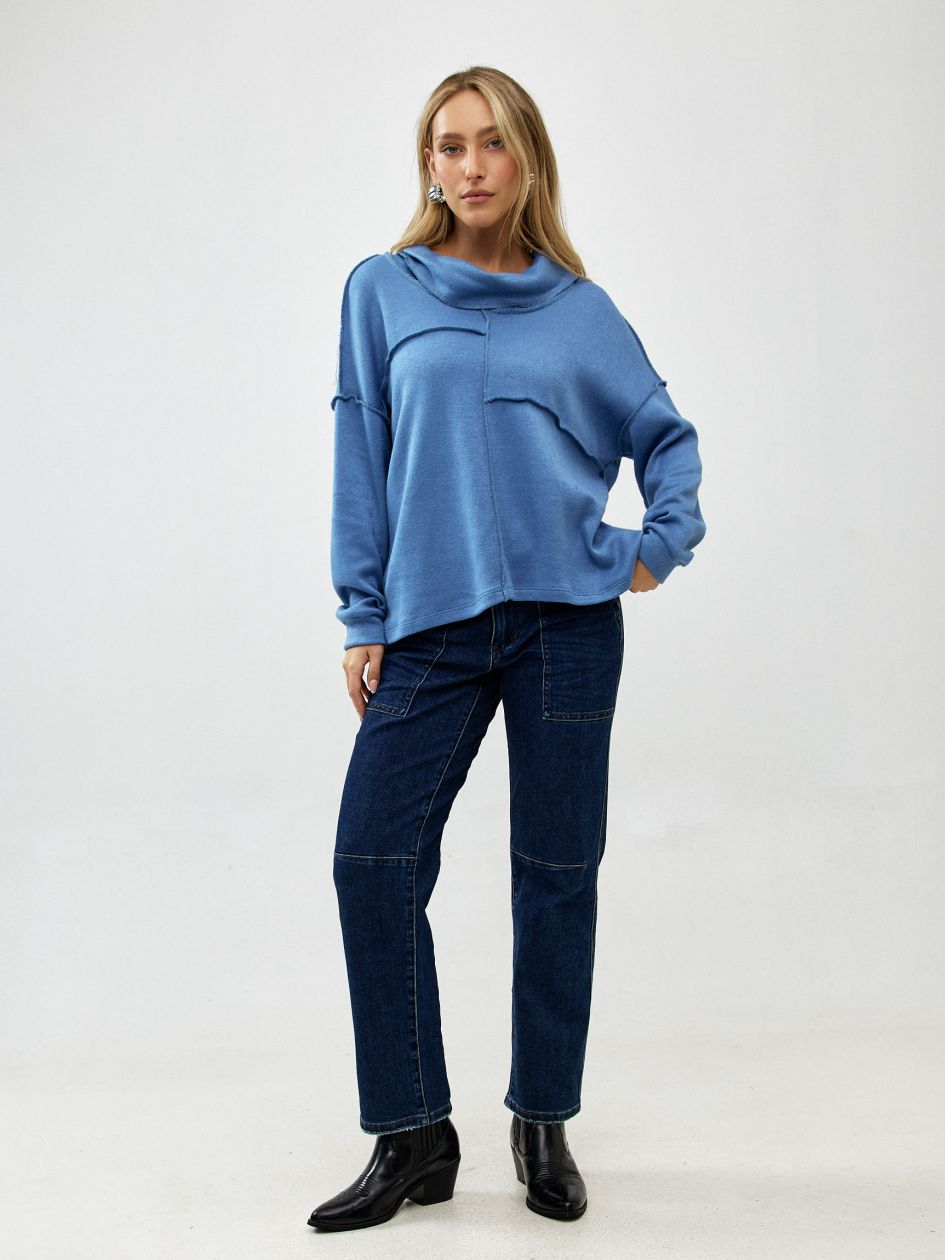 חולצה סריג צווארון