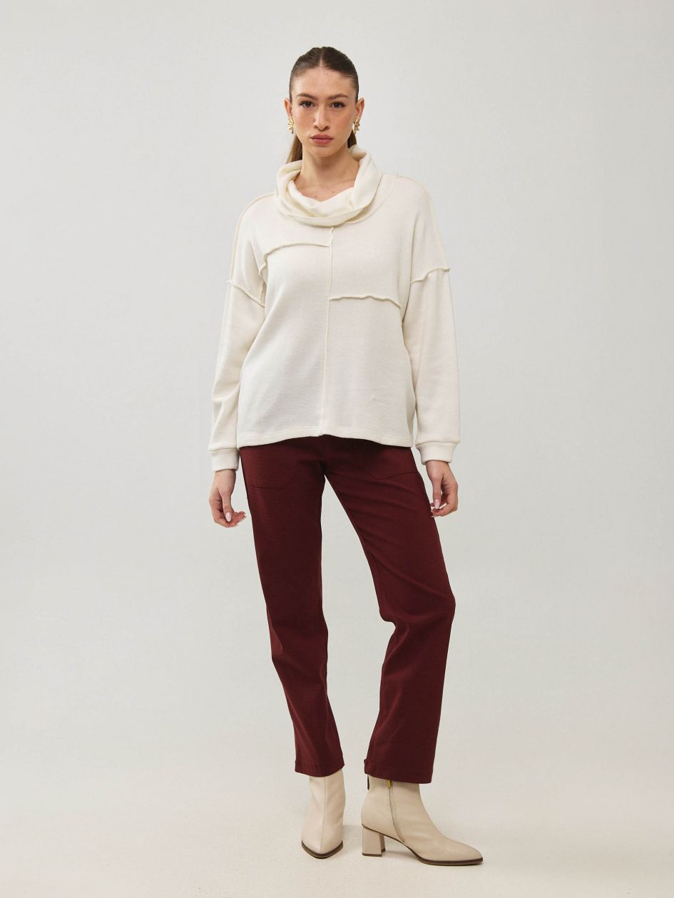 חולצה סריג צווארון