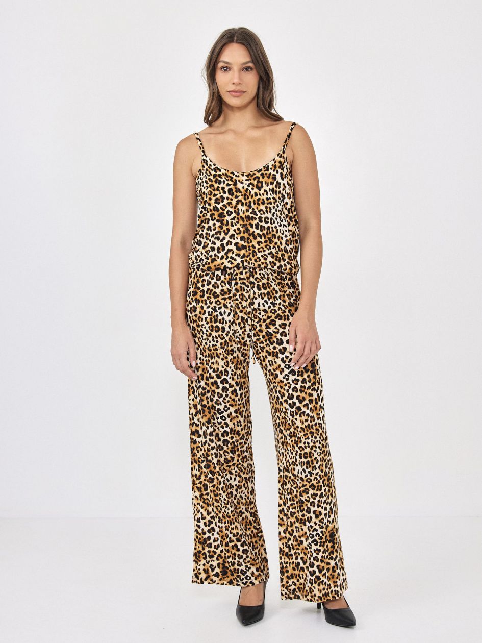 מכנסיים הדפס מנומר