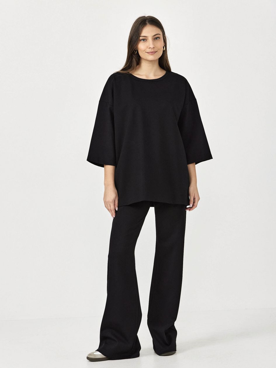 חולצה ג’רסי שרוול 3/4