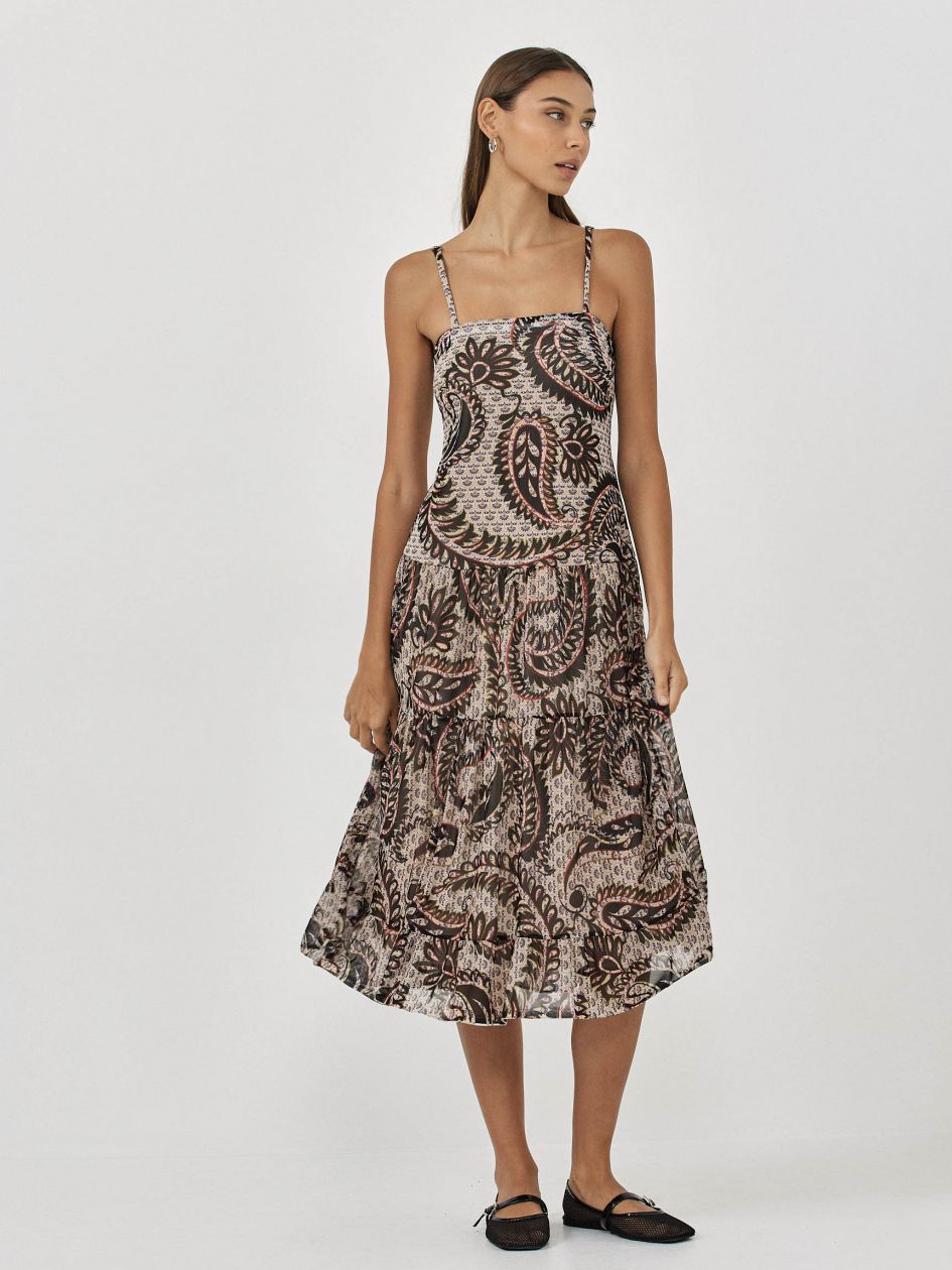 שמלה רזיל מודפס