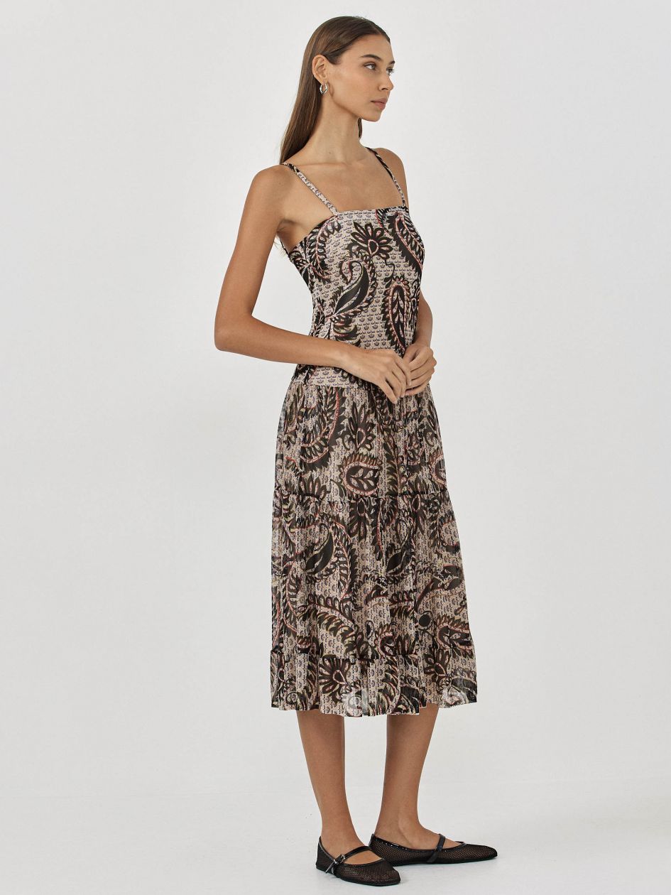 שמלה רזיל מודפס