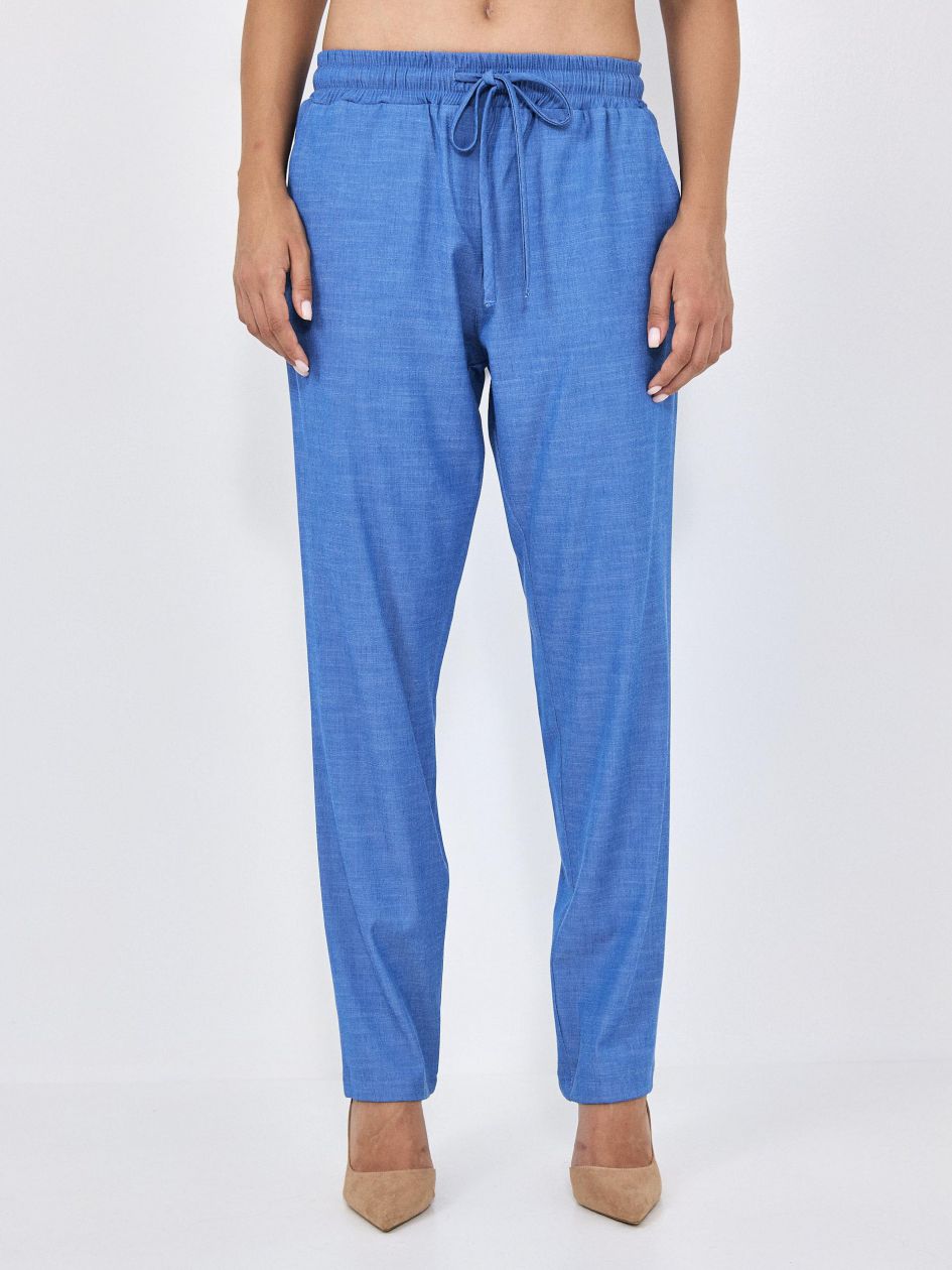 מכנסיים אריג ג`ינס