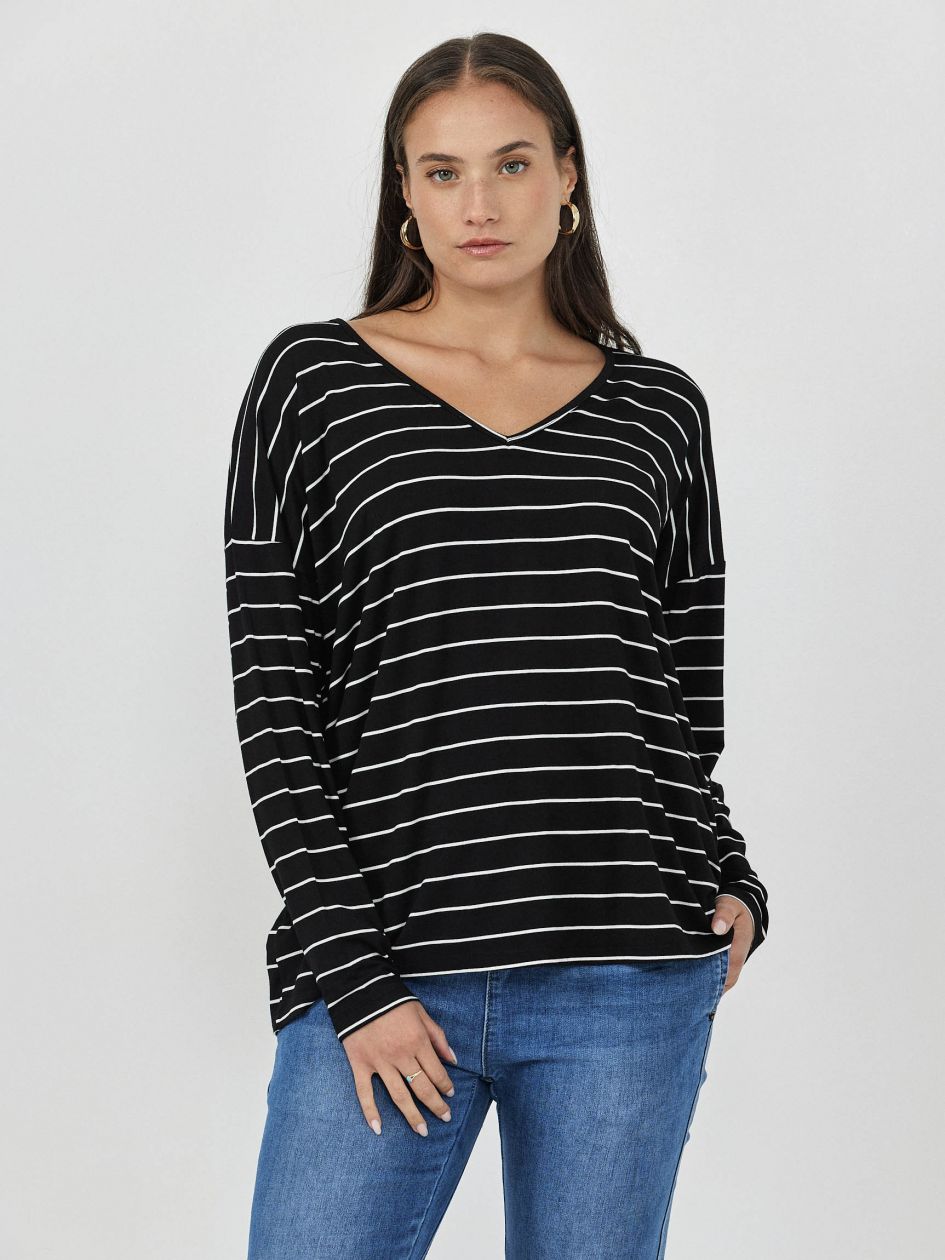 טוניקה וי פסים