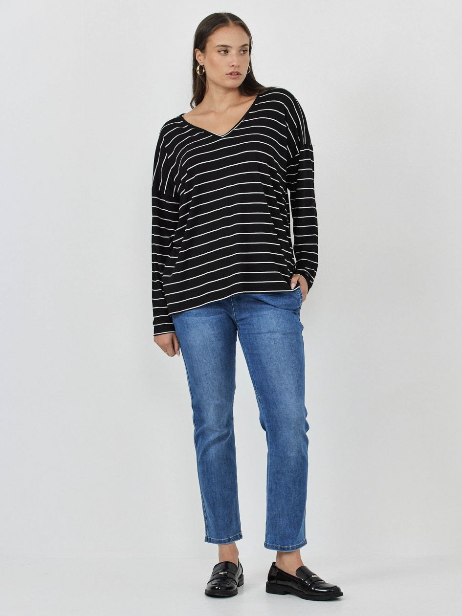 טוניקה וי פסים