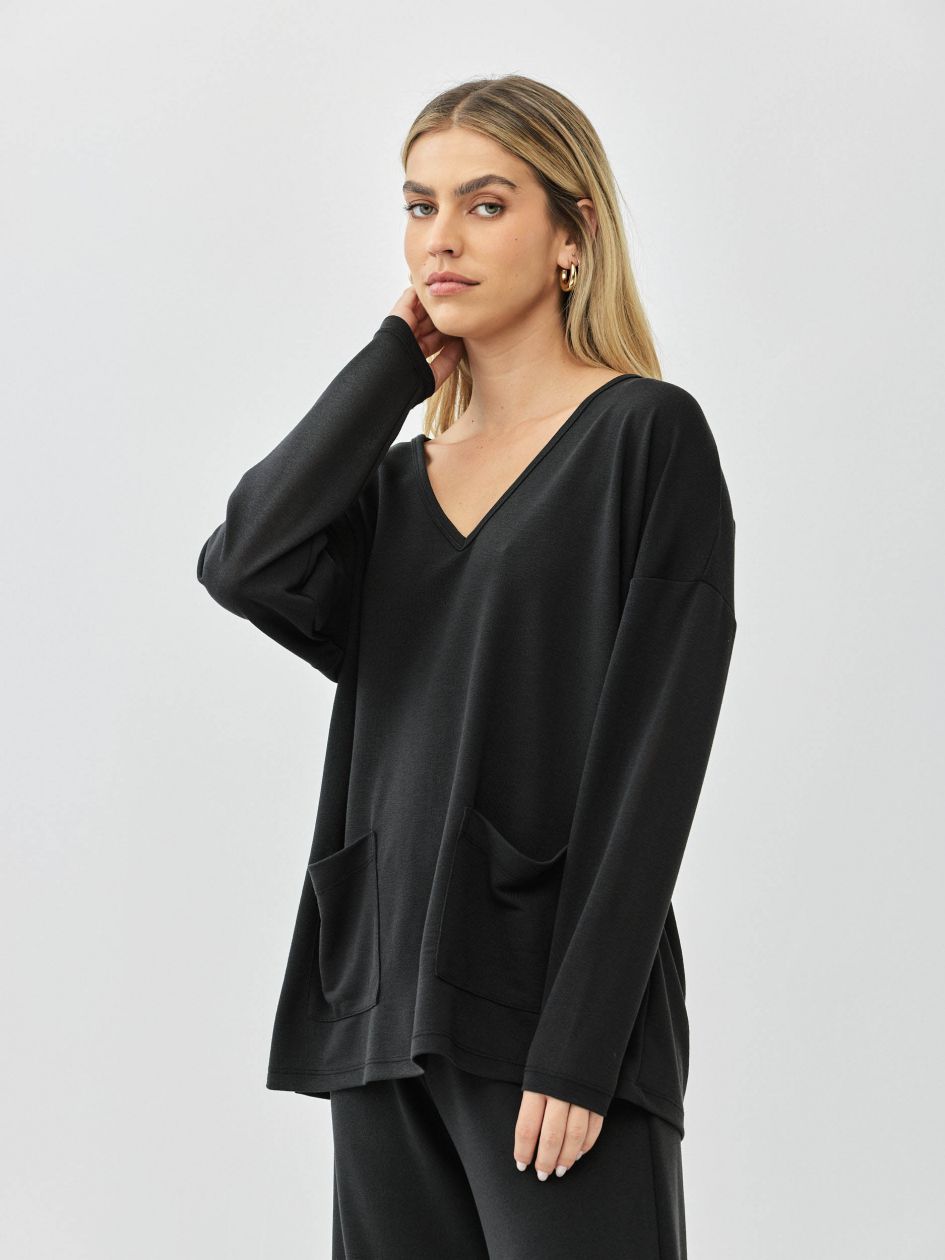 טוניקה סריג כיסים