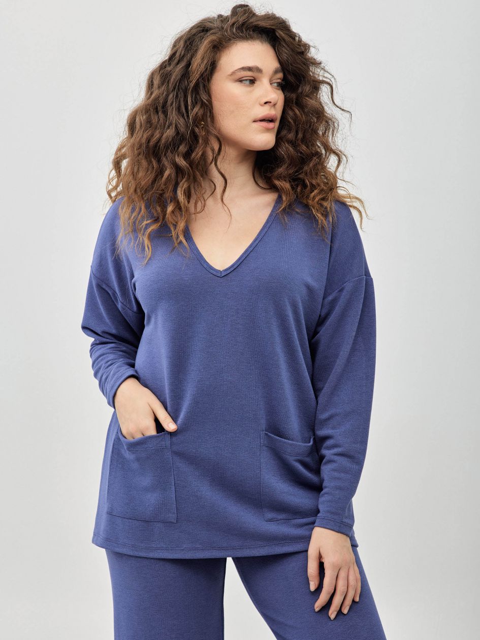 טוניקה סריג כיסים