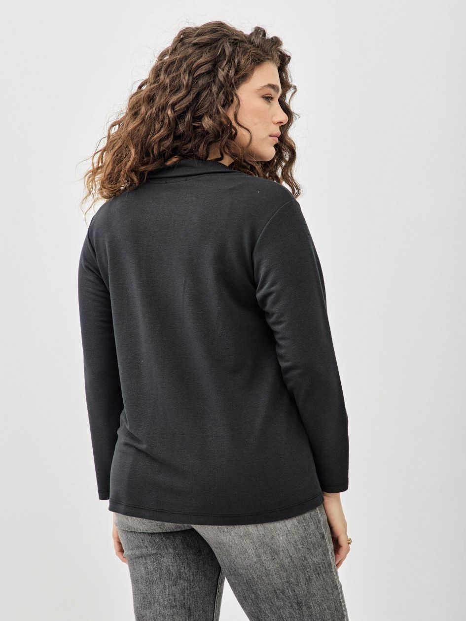 חולצה סריג צווארון