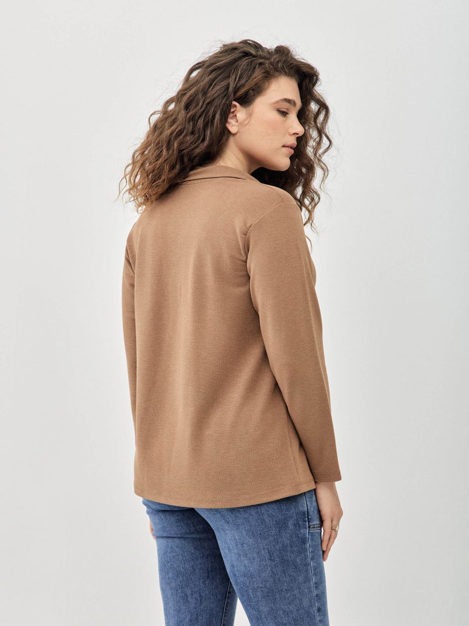 חולצה סריג צווארון