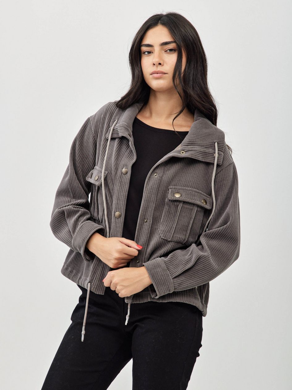 ג`קט קורדרוי עבה