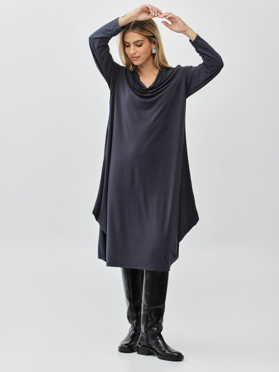 שמלה ארוכה דרפה