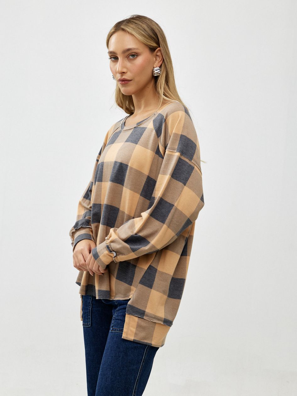 טוניקה משבצות פרנץ טרי