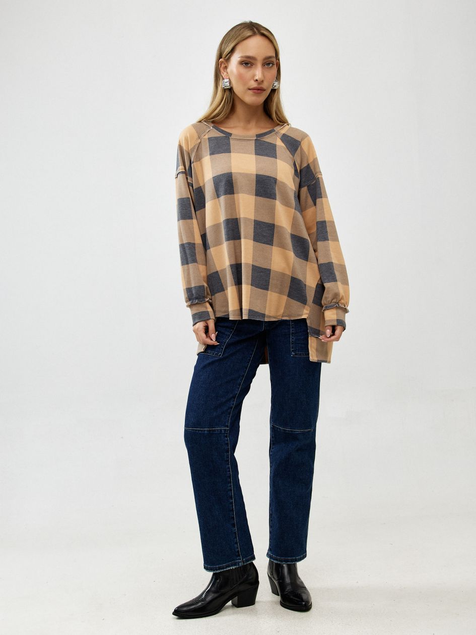 טוניקה משבצות פרנץ טרי