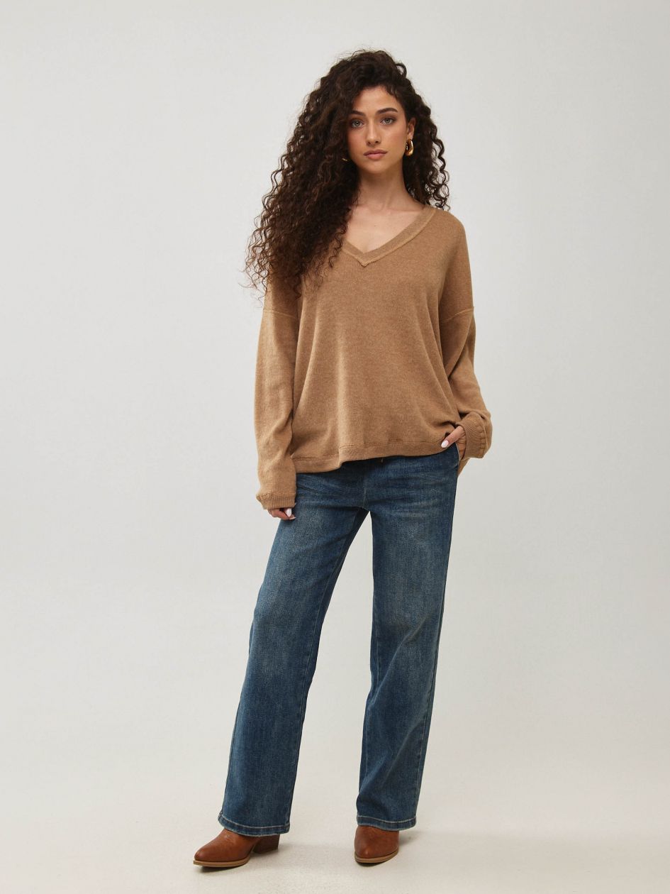 חולצה סריג מגורד