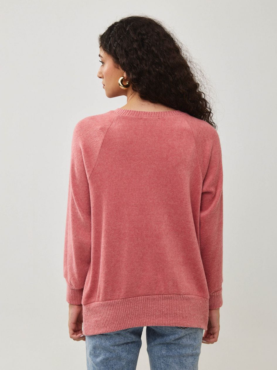 חולצה ריב קטיפה שינה