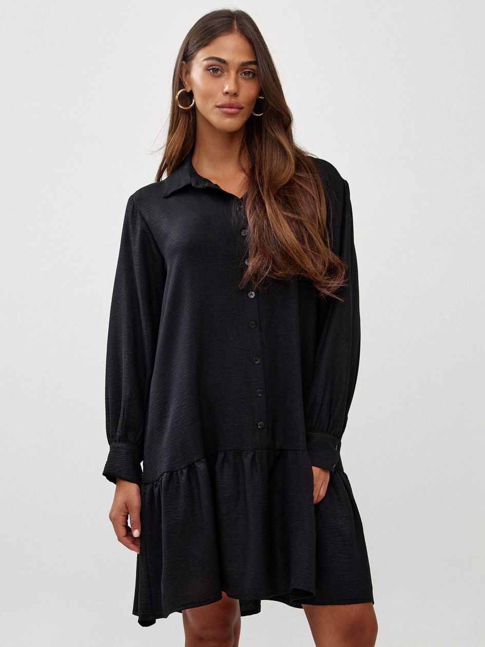 שמלה שינה צווארון