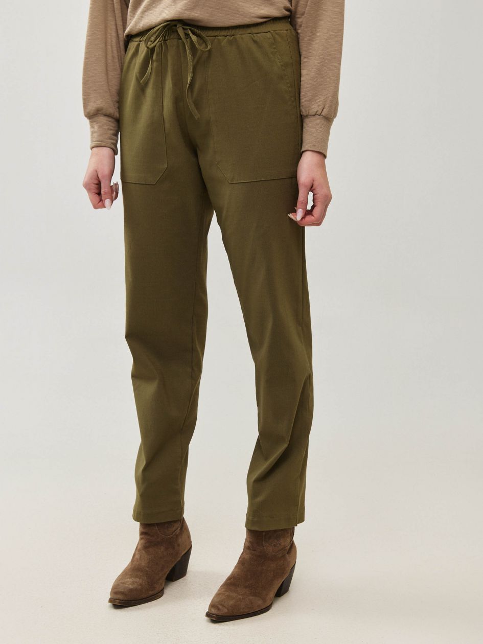 מכנסיים כיסים בנגלין פשתן