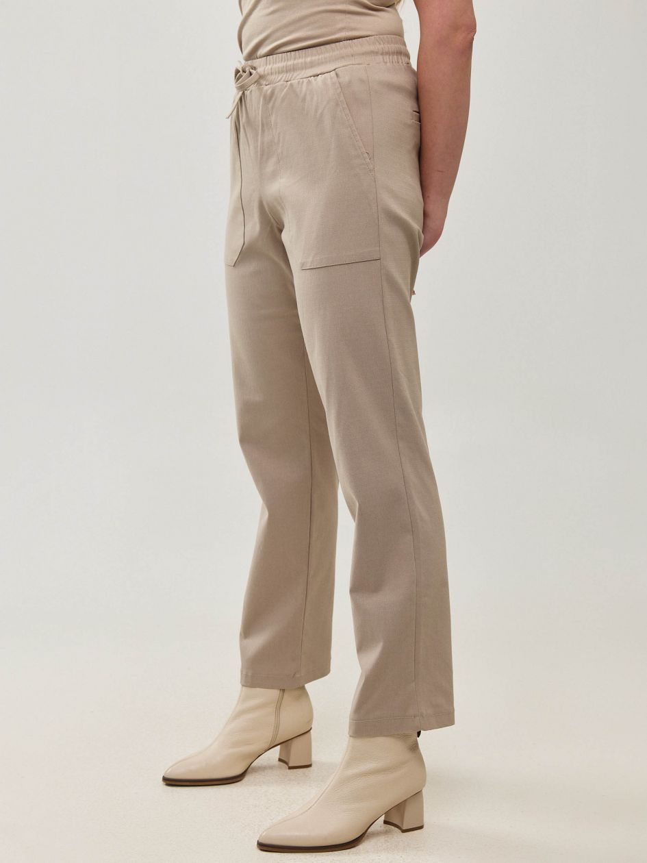 מכנסיים כיסים בנגלין פשתן