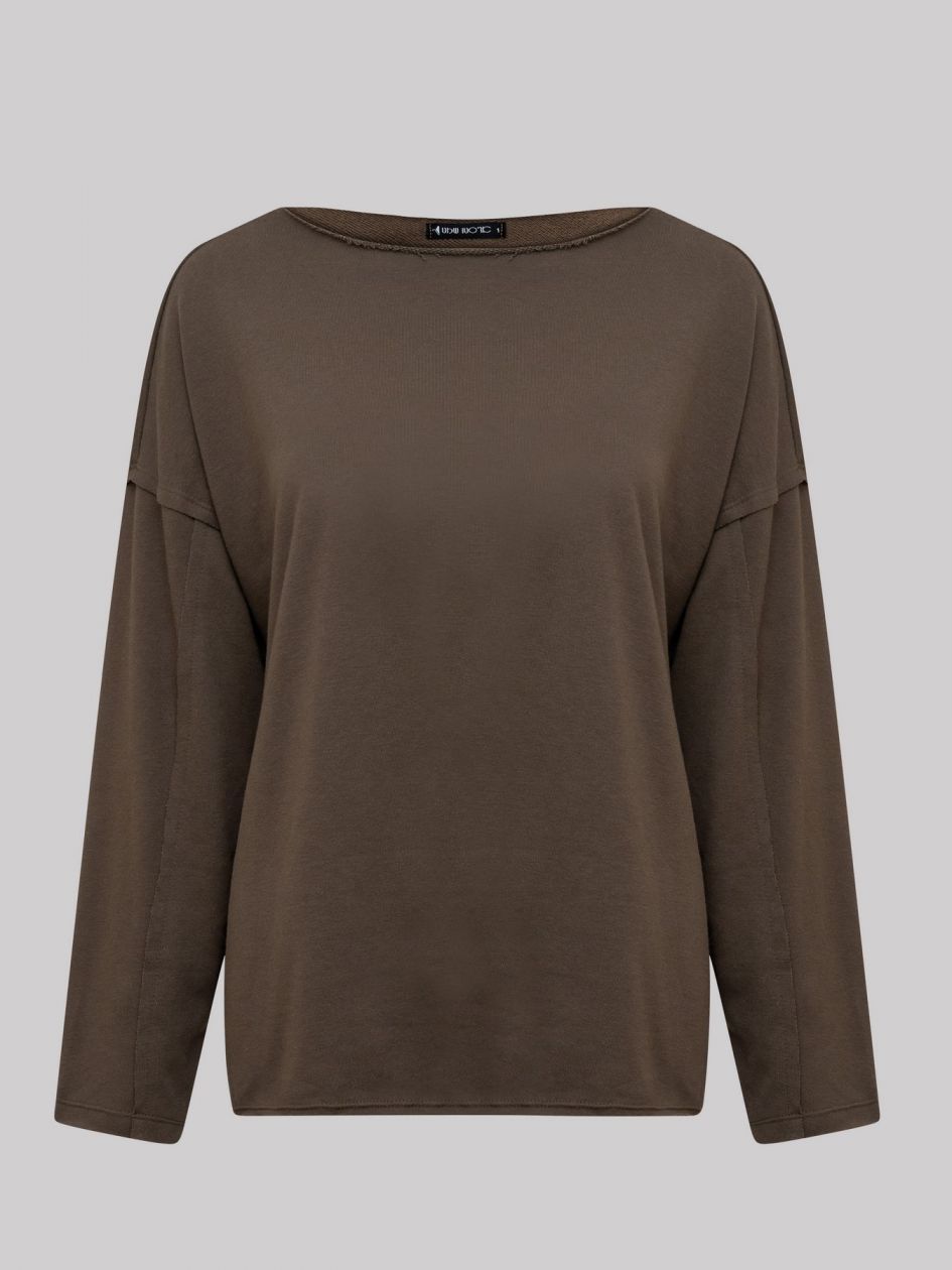 חולצה פרנץ` טרי תפר בשרוול