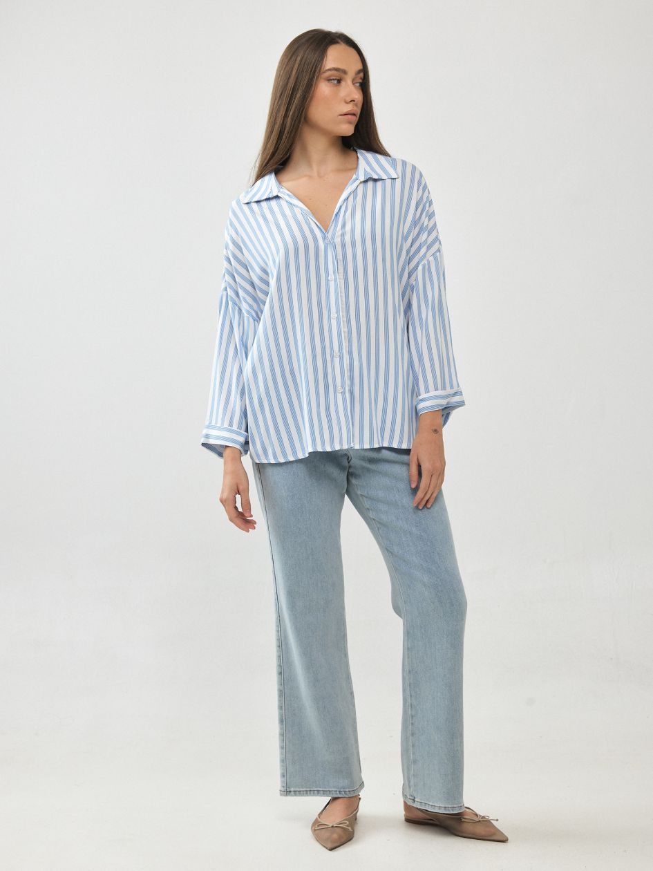 חולצה אריג פסים