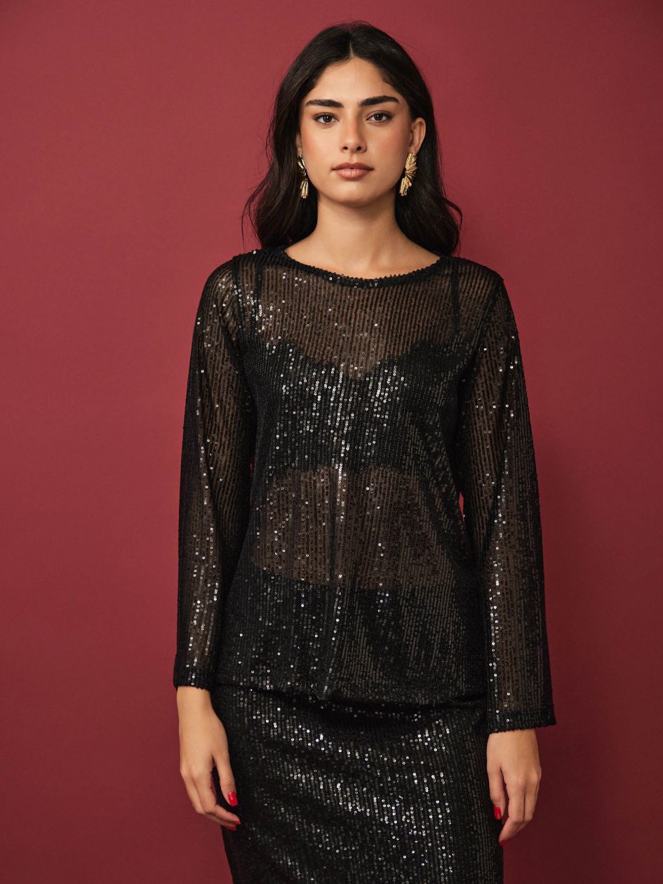 חולצה פייטים