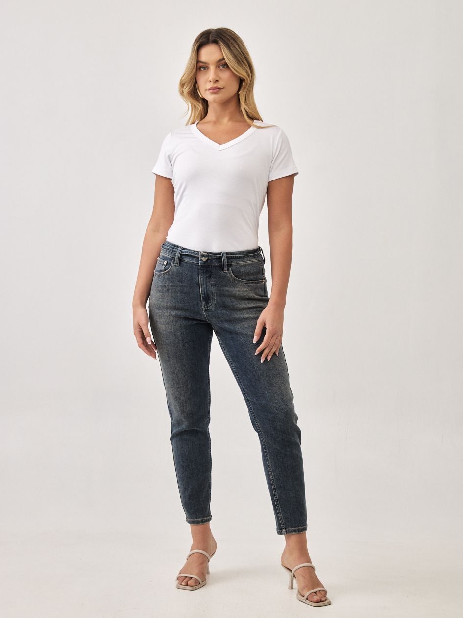 מכנסיים ג`ינס חגורה