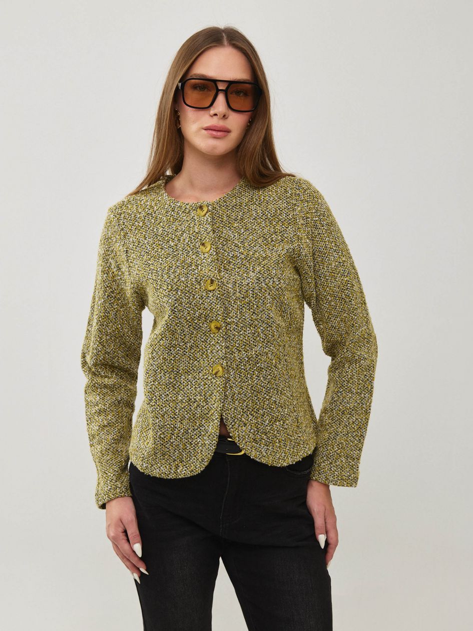 ג`קט בוקלה סריג