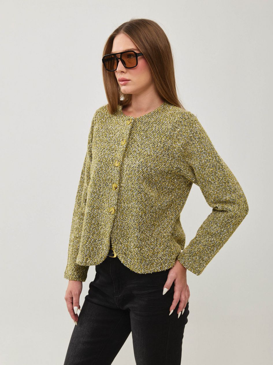 ג`קט בוקלה סריג