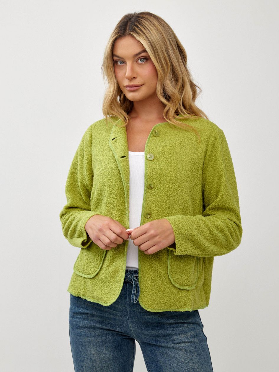 מעיל בוקלה שני כיסים