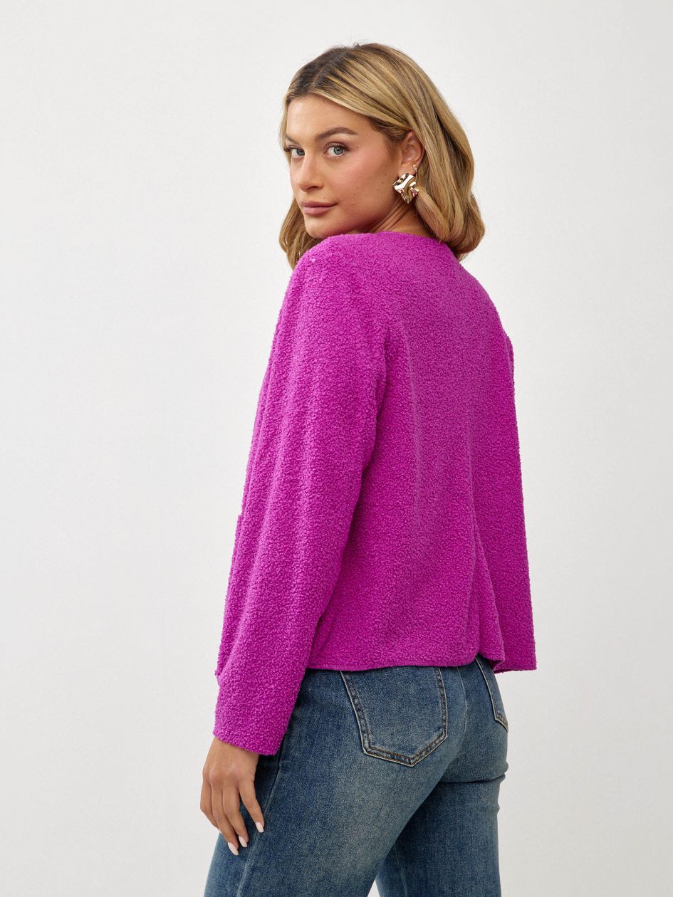 מעיל בוקלה שני כיסים