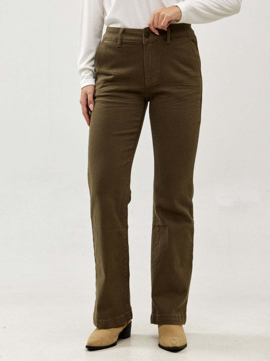 מכנסיים דריל כיסים צד