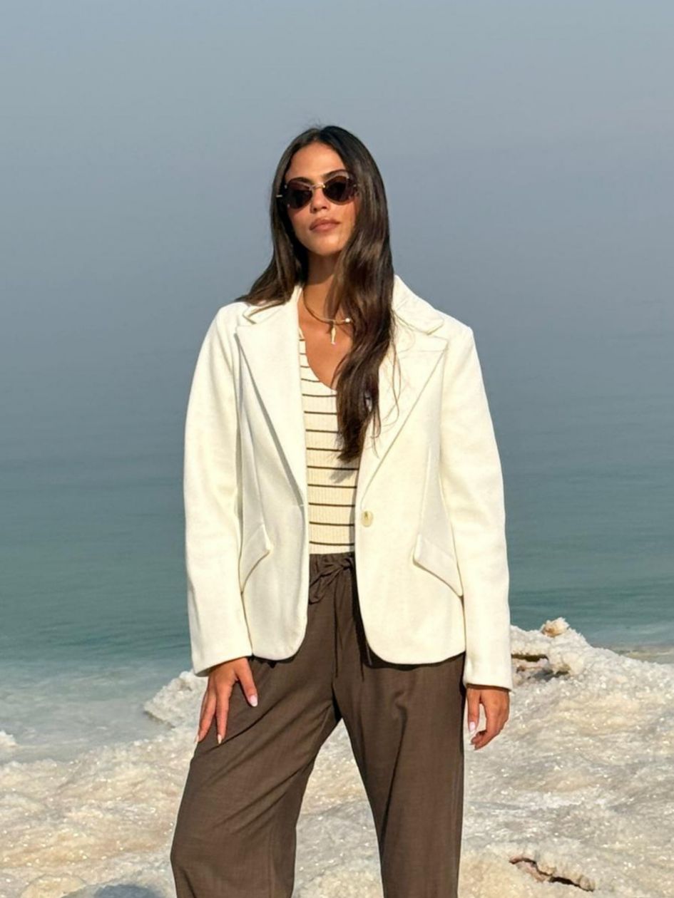 מעיל צמר עבה