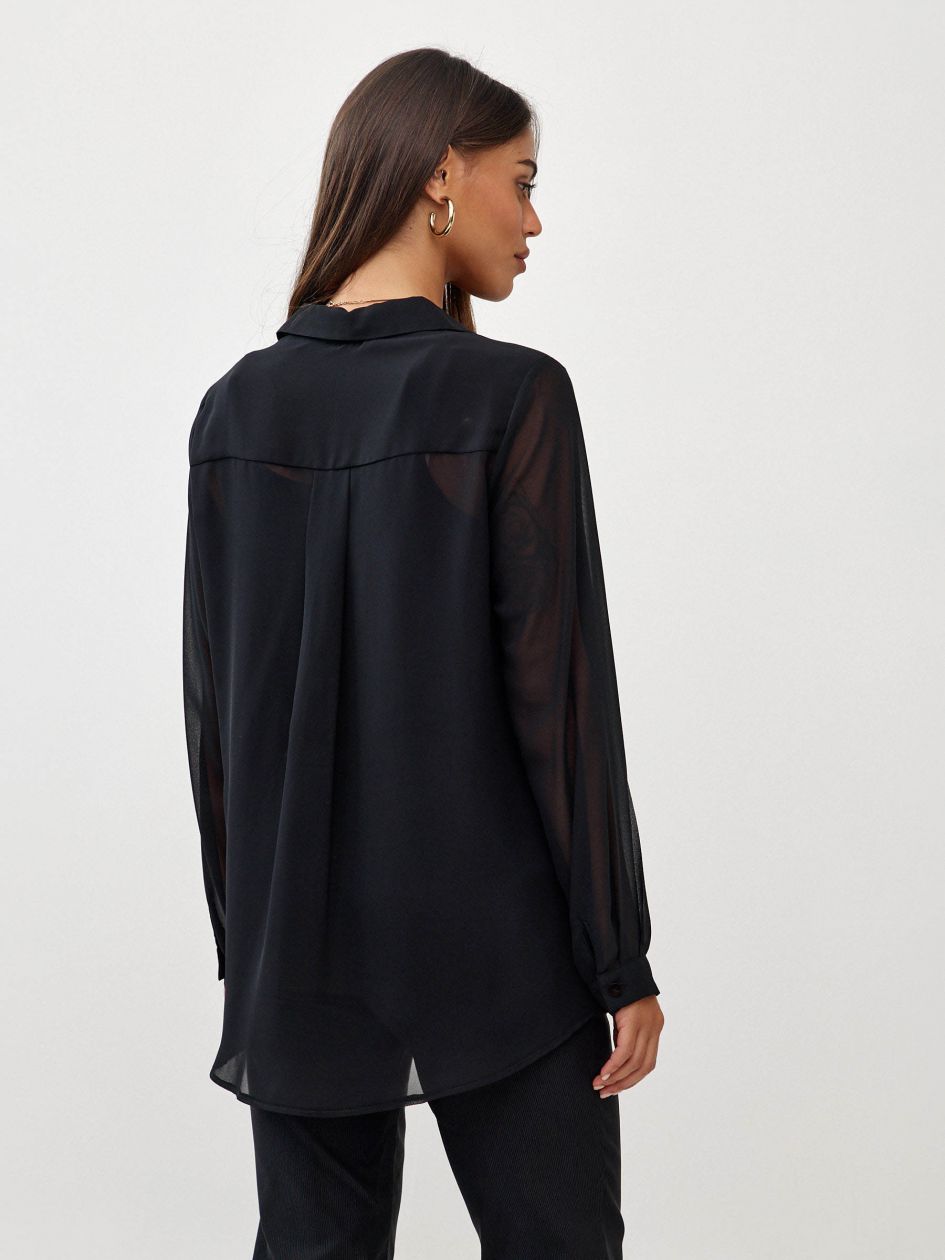 חולצה שיפון כפתורים