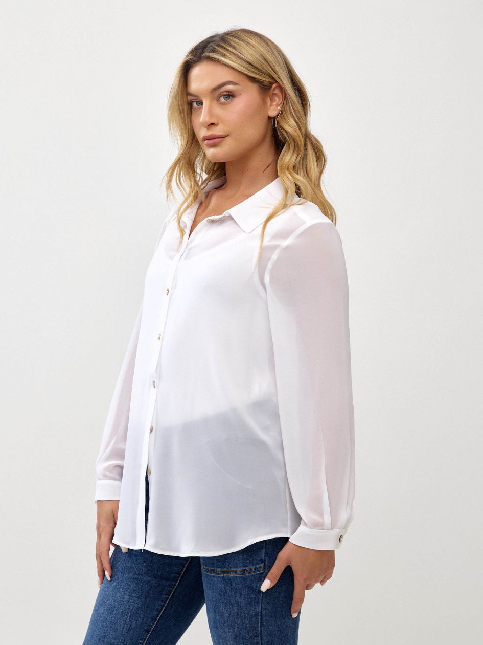 חולצה שיפון כפתורים