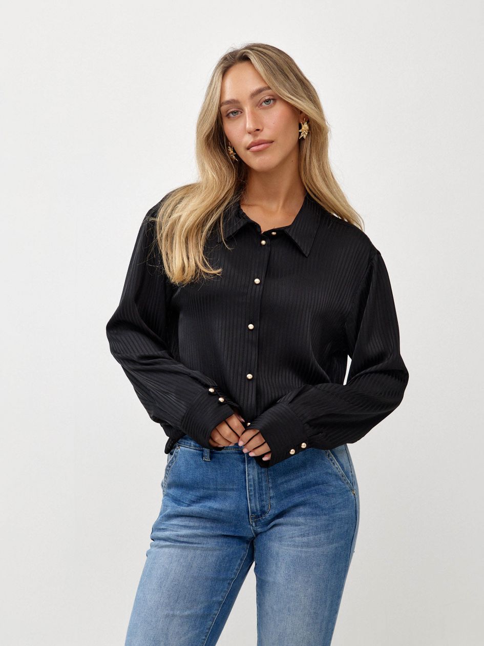 חולצה סאטן פס