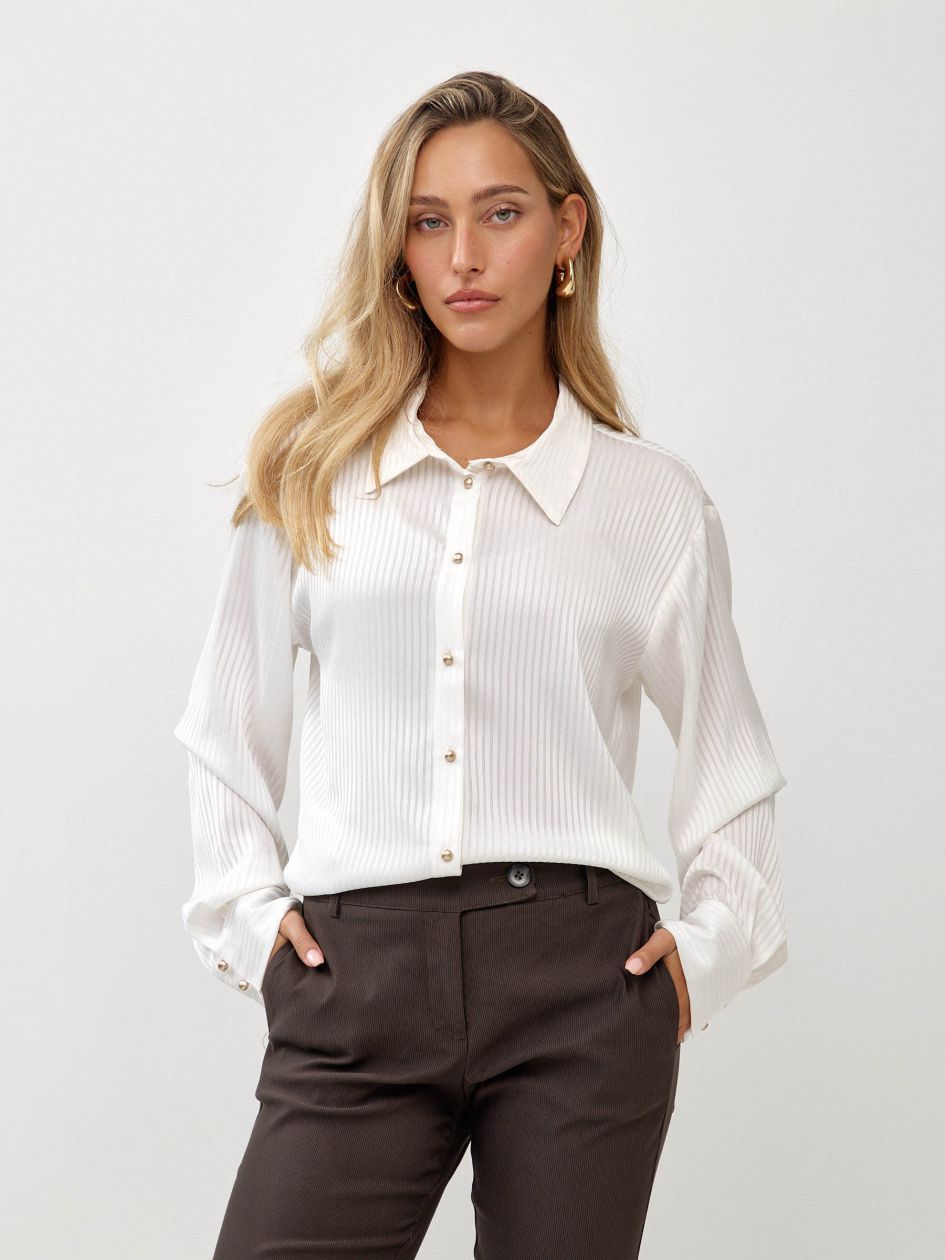 חולצה סאטן פס