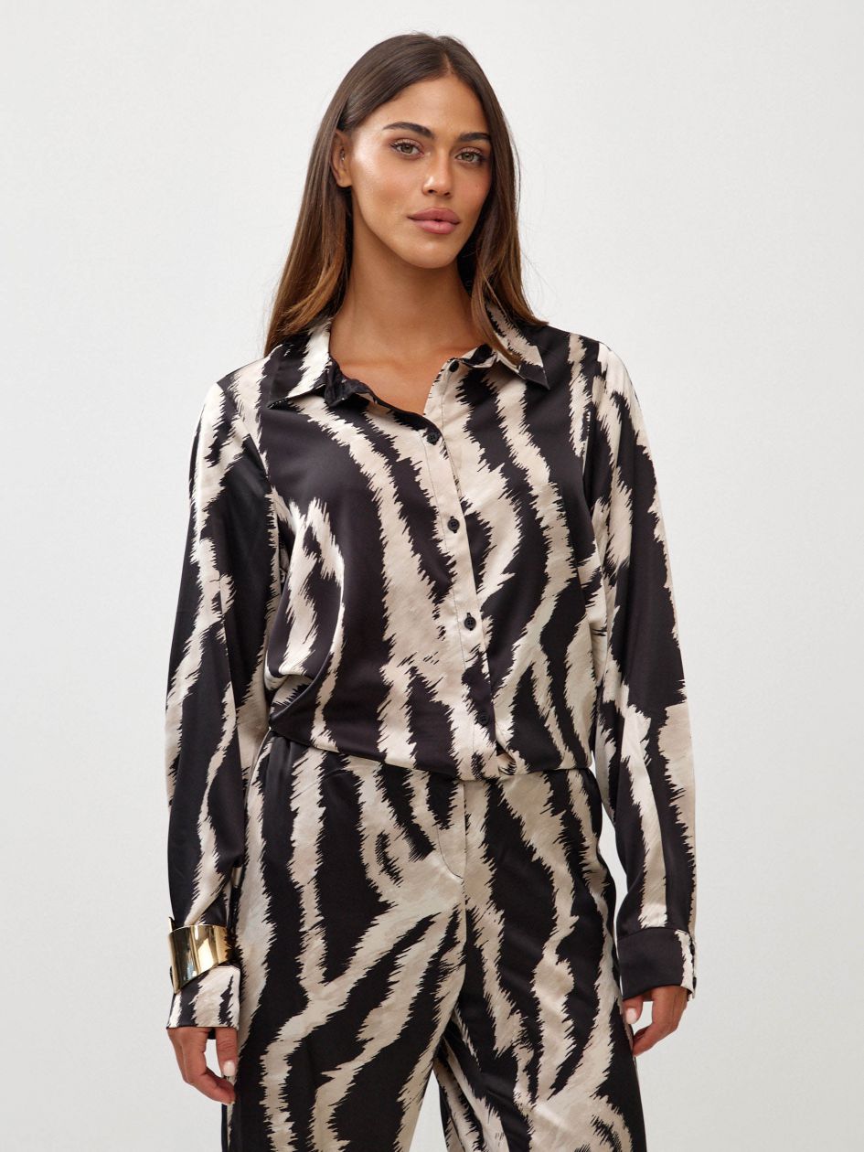 חולצה סטן מודפס