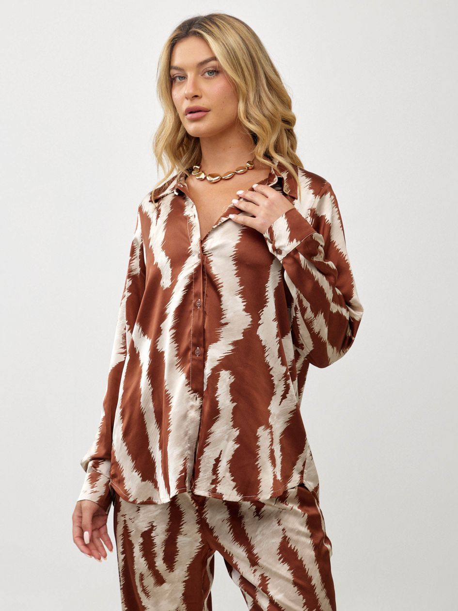 חולצה סטן מודפס