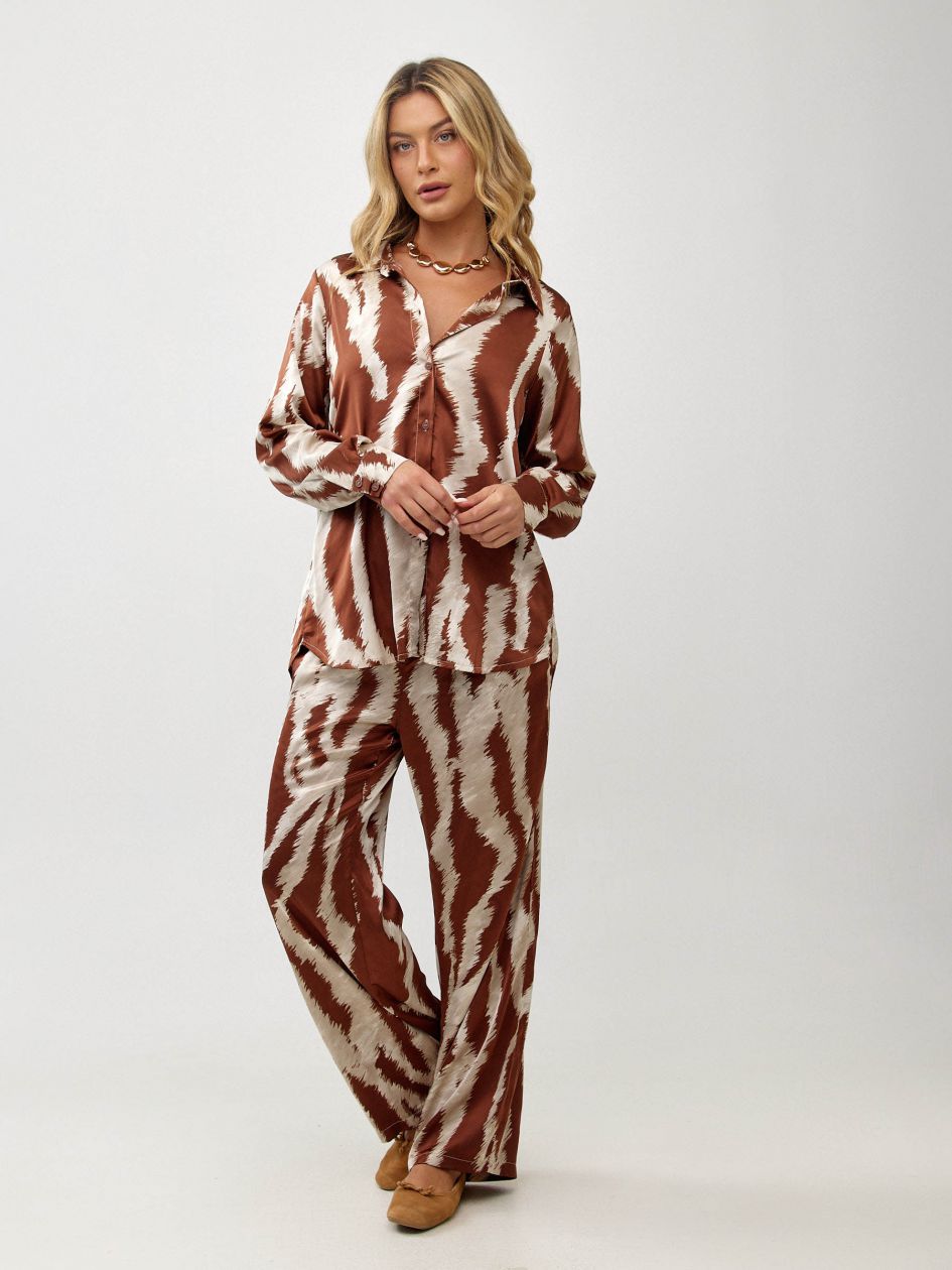 חולצה סטן מודפס