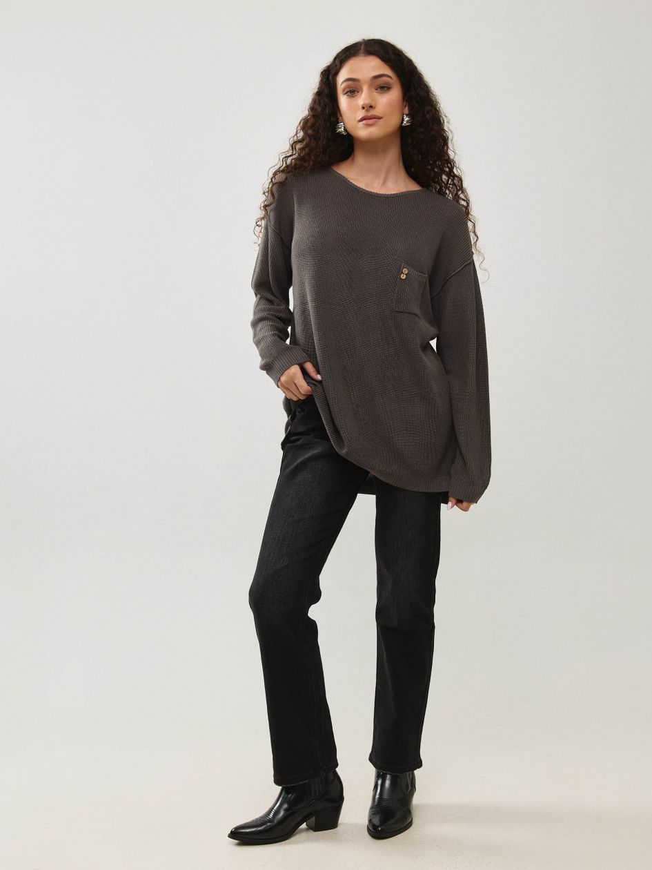 סריג כיס כפתורי