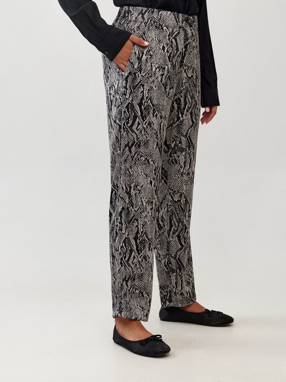 מכנסיים אריג מודפס