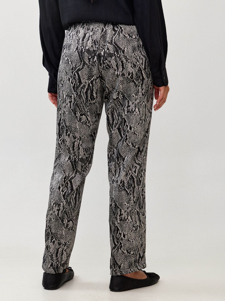 מכנסיים אריג מודפס