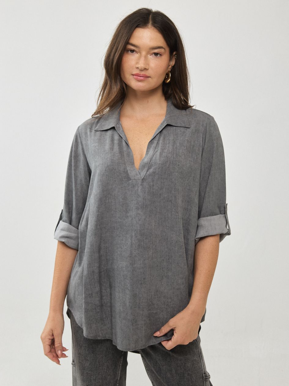 חולצה שרוול קלאפות