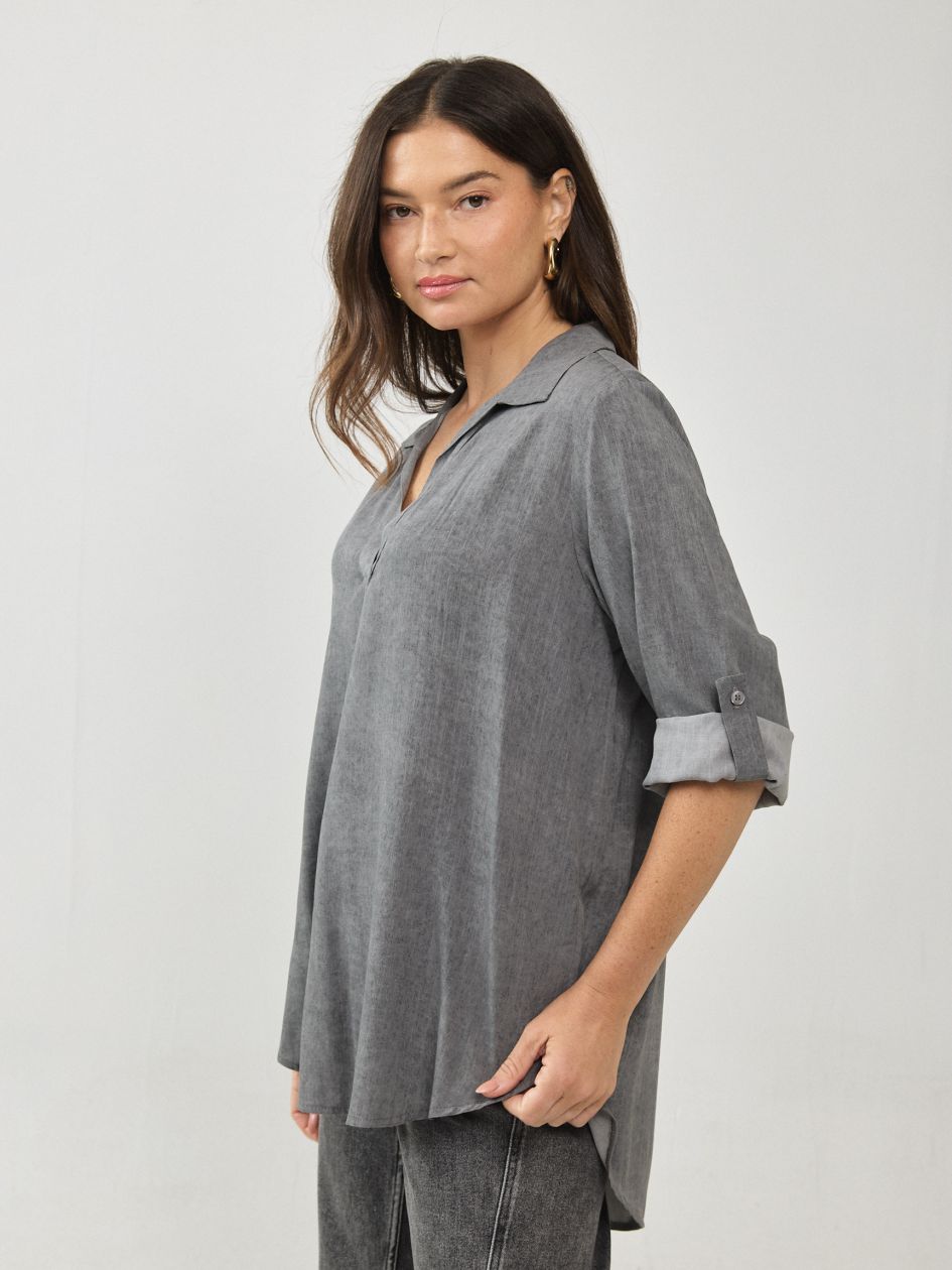 חולצה שרוול קלאפות