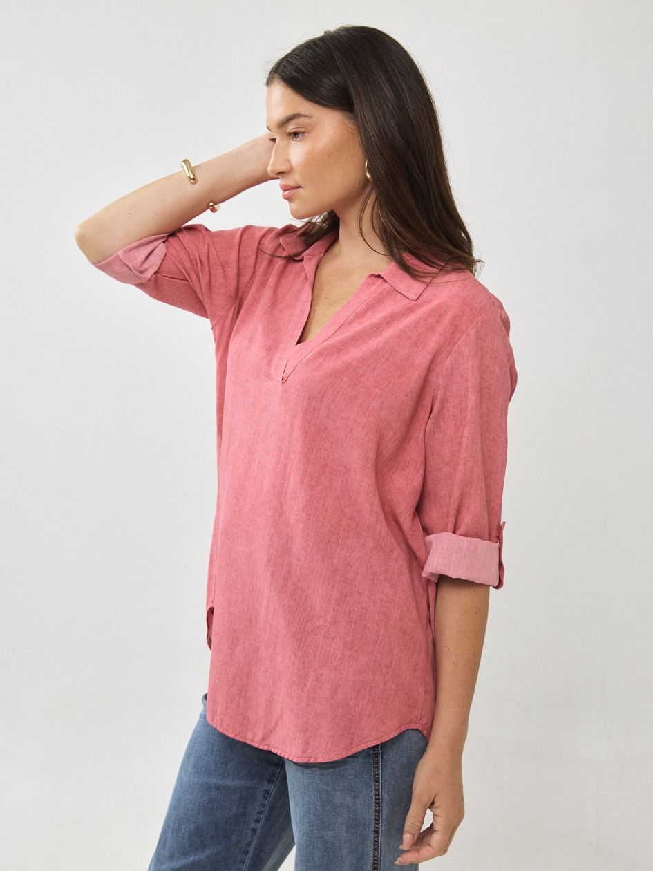 חולצה שרוול קלאפות