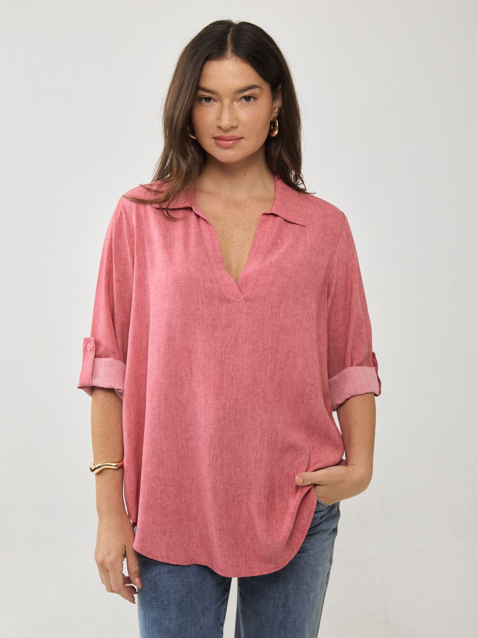 חולצה שרוול קלאפות