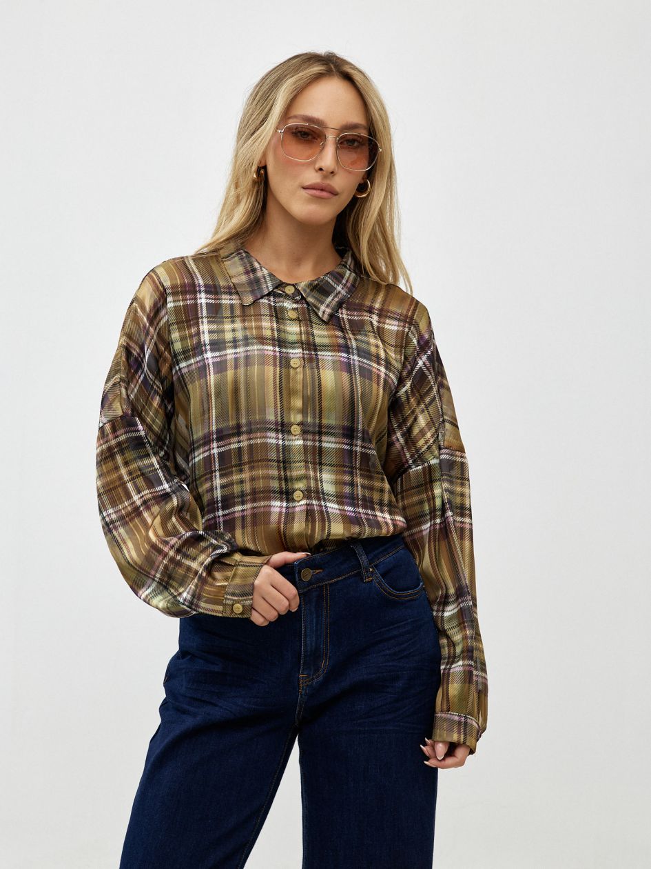 חולצה שיפון מודפס