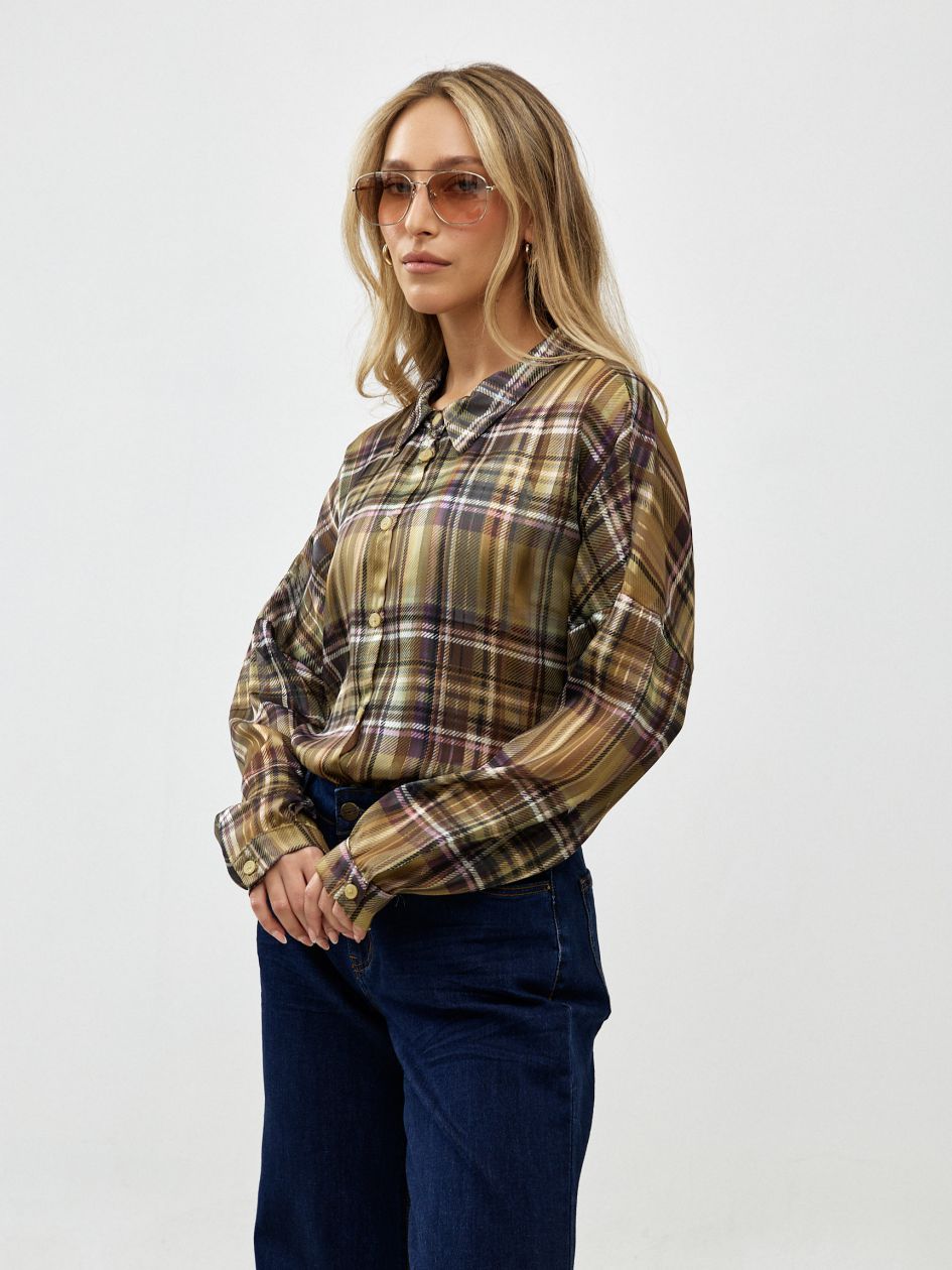 חולצה שיפון מודפס