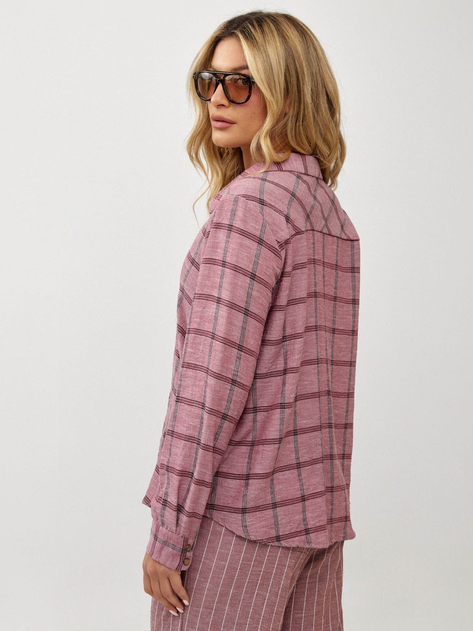 חולצה ג`קט אריג