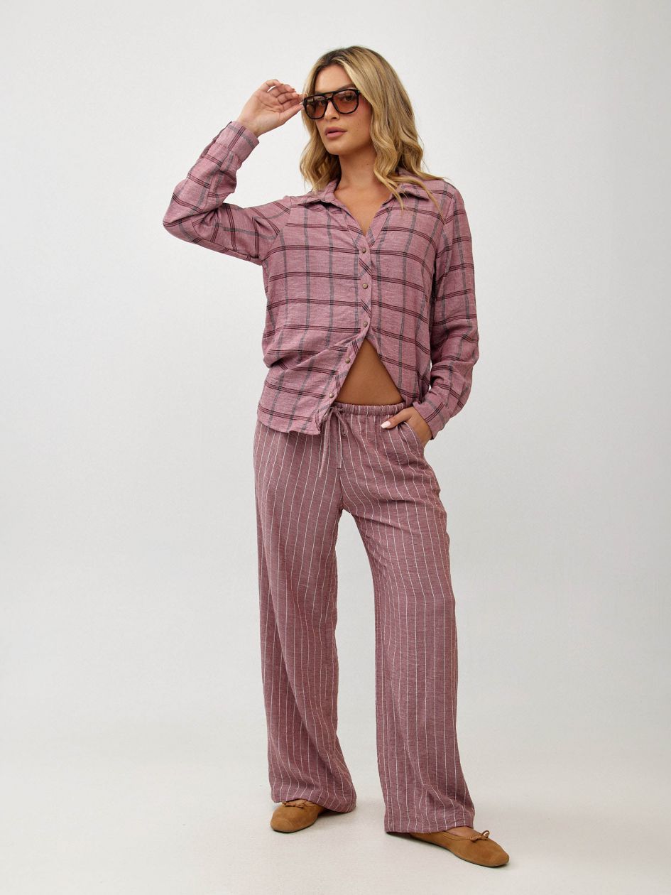 חולצה ג`קט אריג